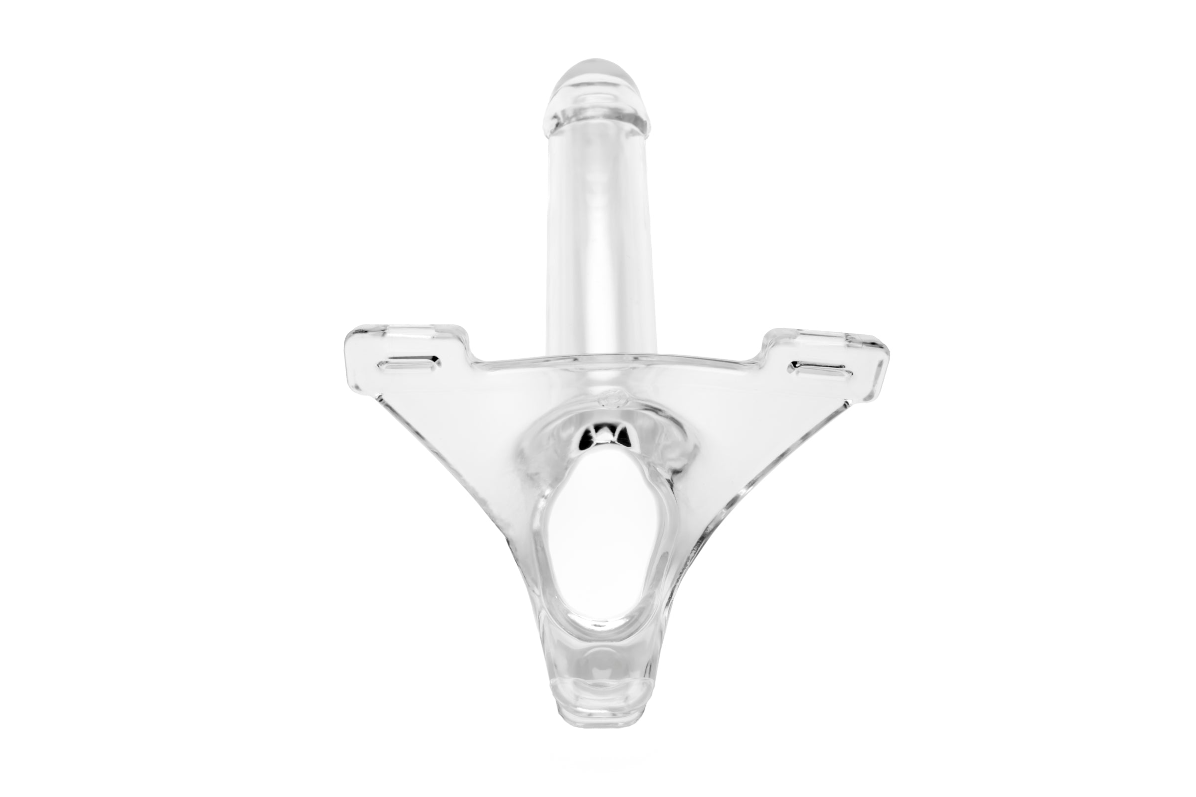 Zoro Knight 6 Inch Clear Strap-On > Dildos > Hollow Strap Ons