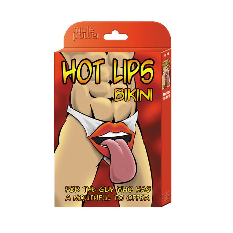 Hot Lips Bikini (Red) – Novelty Underwear Black One Size > Clothes > Mens Apparel