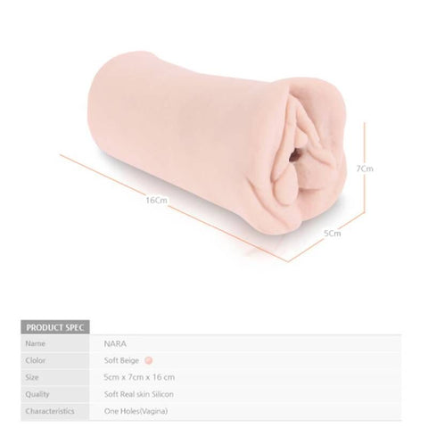 Mini Sanda Dual Layer Mini Vagina Stroker Strokers - Manual