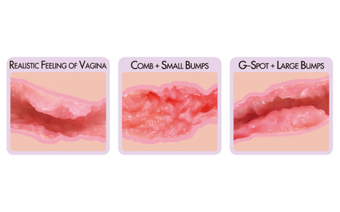Mini Sanda Dual Layer Mini Vagina Stroker Strokers - Manual