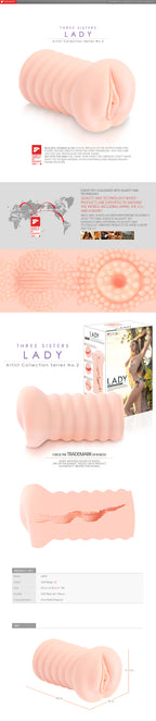 KOKOS Artist Collection Lady Masturbator Three Sisters Series Realistic Silicone Pleasure Device > Sex Toys For Men > Masturbators > Manual