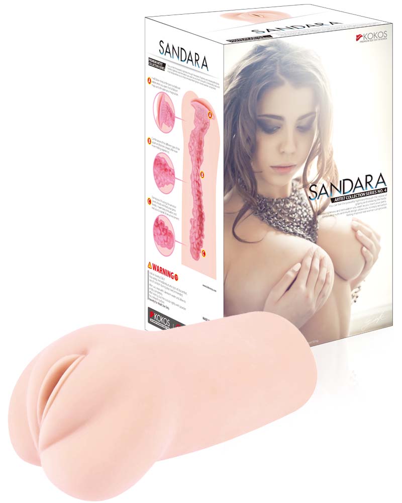Masturbator Sandara Realistic Double Layer Stimulation Pink > Sex Toys For Men > Masturbators > Manual