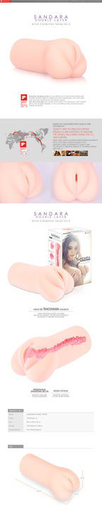 Masturbator Sandara Realistic Double Layer Stimulation > Sex Toys For Men > Masturbators > Manual