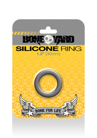 Boneyard Silicone Ring 30mm Grey COCK RINGS