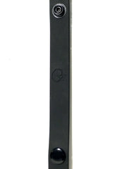 Boneyard Silicone Cock Strap - 3 Snap Ring - Black 8.25 Inch