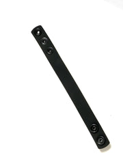 Boneyard Silicone Cock Strap - 3 Snap Ring - Black 8.25 Inch