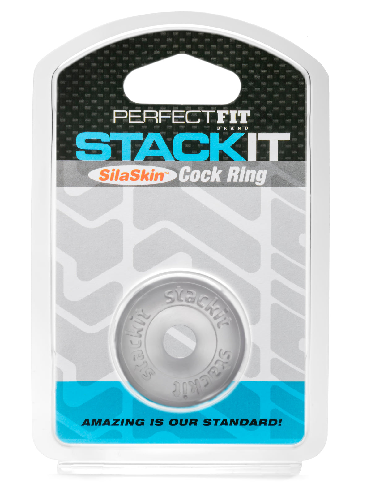 Stackit Clear Cock Ring > Cock Ring > Single