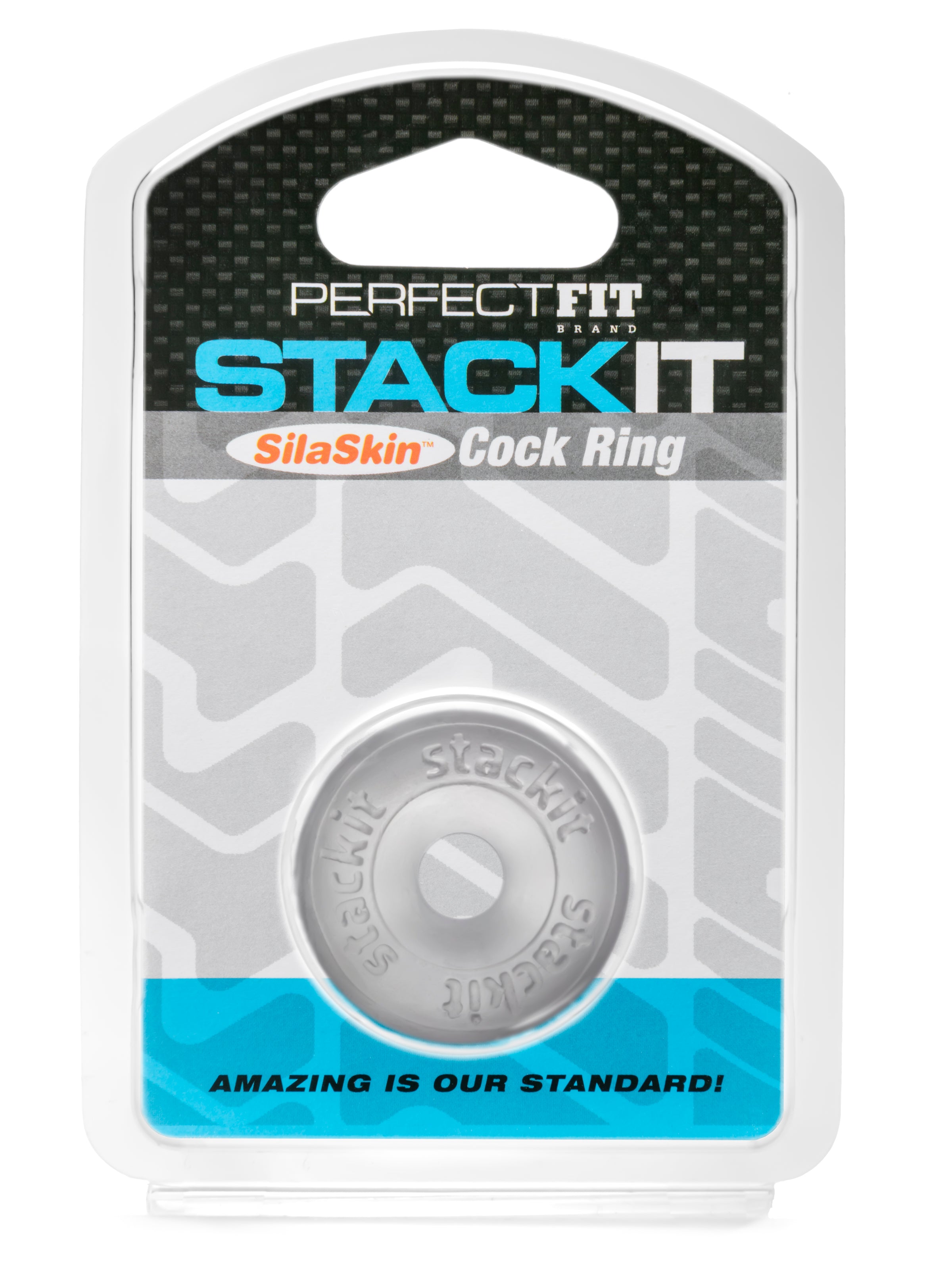 Stackit Clear Cock Ring > Cock Ring > Single