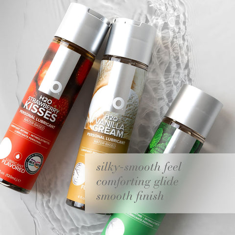 JO H2O Vanilla Cream (Vanilla Flavored) – Water-Based Lubricant 30 mL Bottle Flavoured Lube