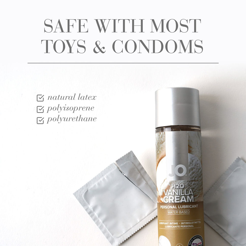 JO H2O Vanilla Cream (Vanilla Flavored) – Water-Based Lubricant 30 ml Bottle > Lube > Flavoured