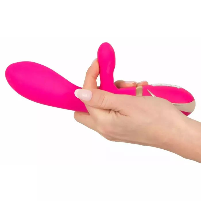 Vibe Couture Duo Rhapsody 8.7 Inch Pink Vibrator Set | Dual Stimulation > Vibrators > Ladies > Rabbit