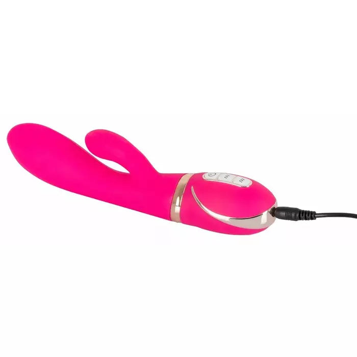 Vibe Couture Duo Rhapsody 8.7 Inch Pink Vibrator Set | Dual Stimulation > Vibrators > Ladies > Rabbit