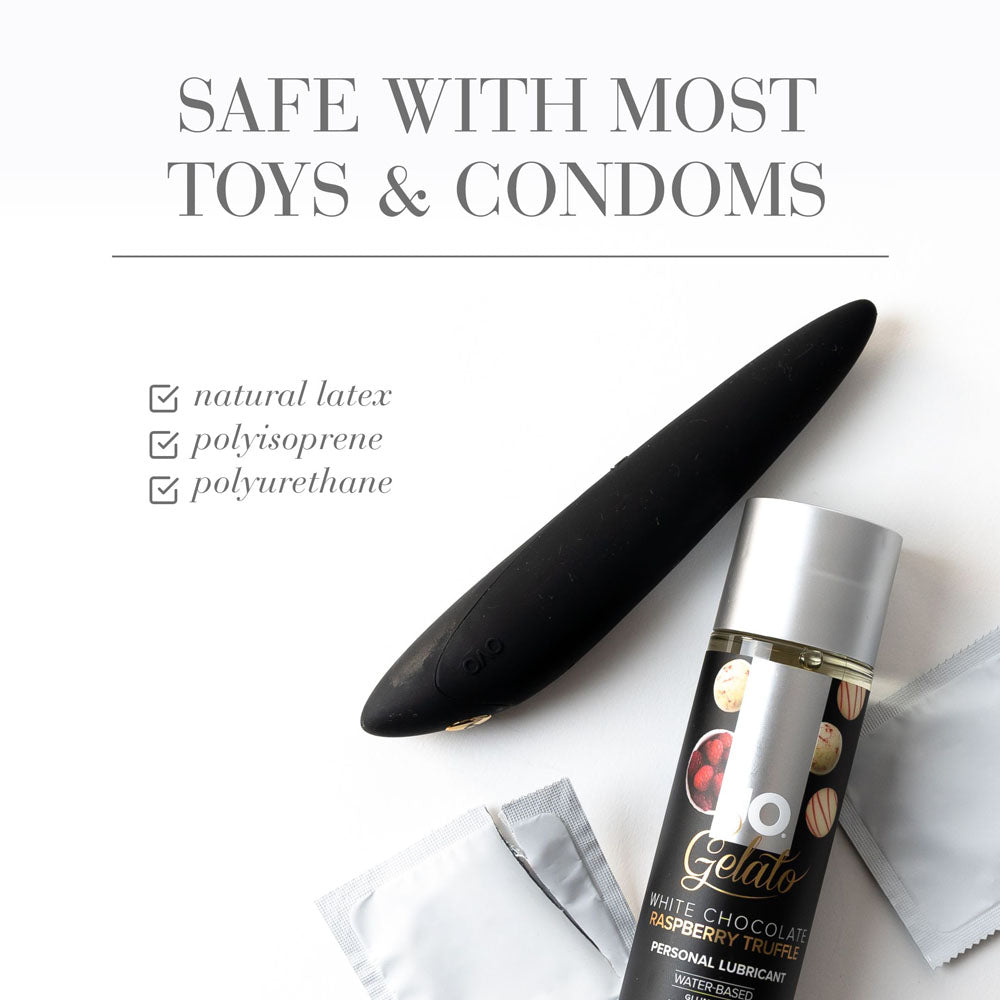 JO Gelato White Chocolate Raspberry (30 mL) – Flavored Water-Based Lubricant Flavoured Lube