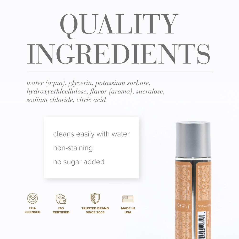 JO Candy Shop Butterscotch (Butterscotch Flavored) Water-Based Lubricant – Sugar-Free 60 mL Lubricant Flavoured Lube