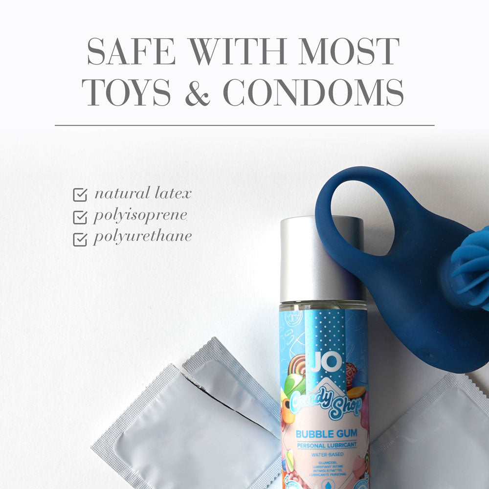 JO Candy Shop Bubblegum (Bubblegum Flavored) – Water-Based Lubricant 60 mL Bottle Flavoured Lube