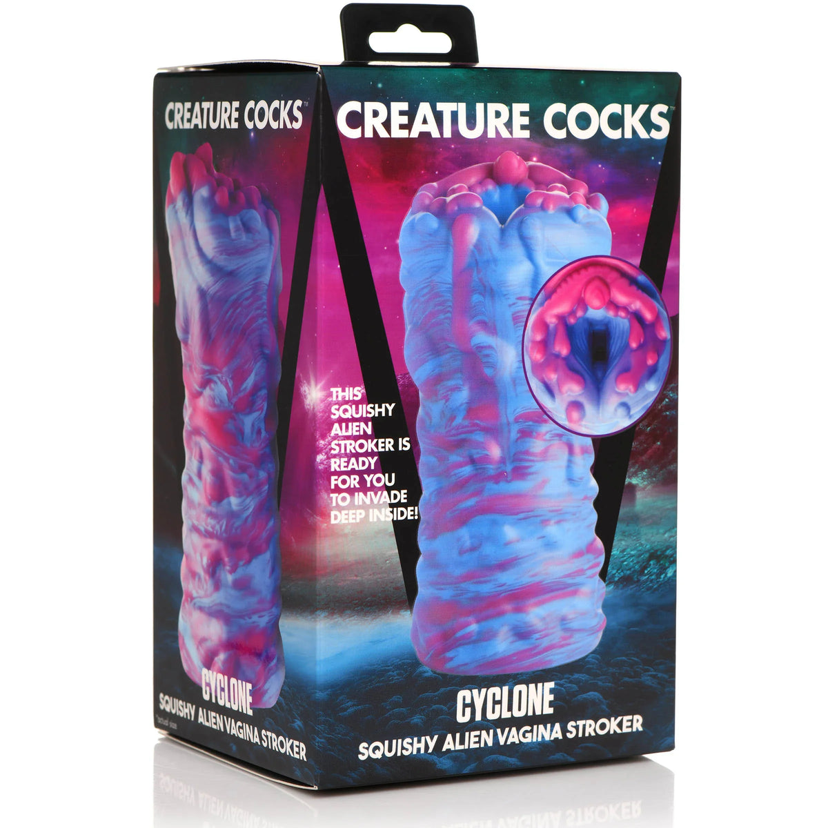 Creature Cocks Cyclone (Alien) – Silicone Squishy Vagina Stroker > Sex Toys For Men > Masturbators > Fantasy