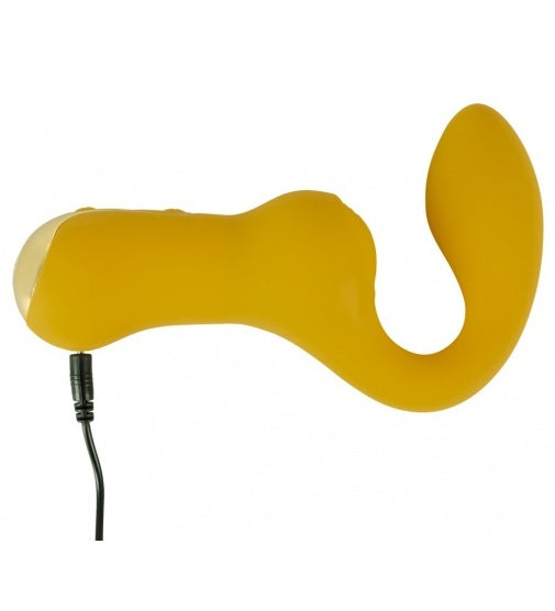 Double Vibrator Yellow Masturbator with 10 Vibration Modes and Flexible Vibro-Wings > Vibrators > Standard Vibrators