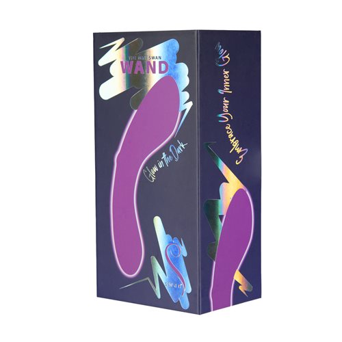 Swan The Mini Swan Wand Purple Glow in the Dark > Vibrators > Standard Vibrators
