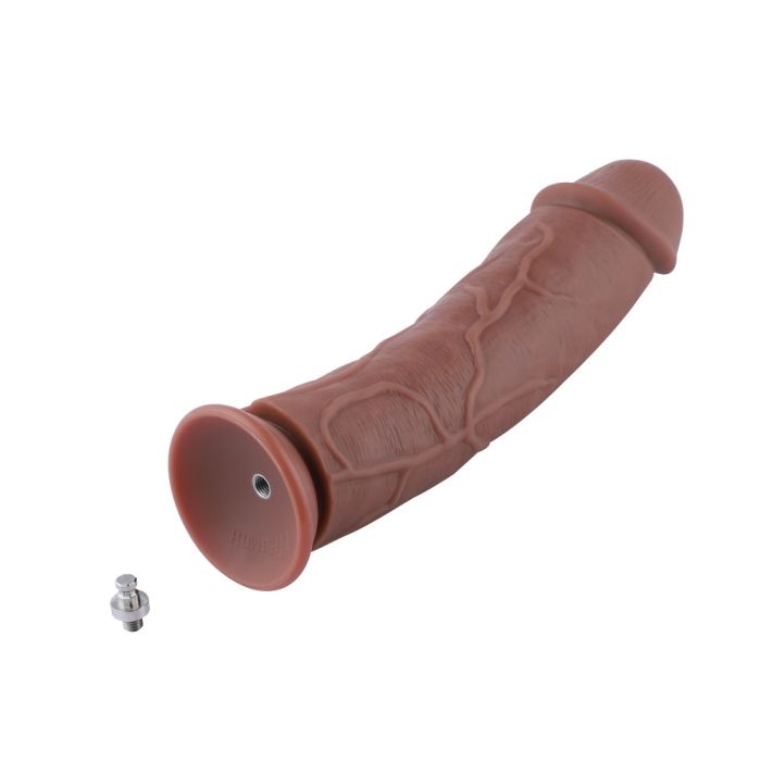11.4in Slightly Curved Silicone Dildo with KlicLok for Hismith Premium Sex Machine Sex Machine Attachments