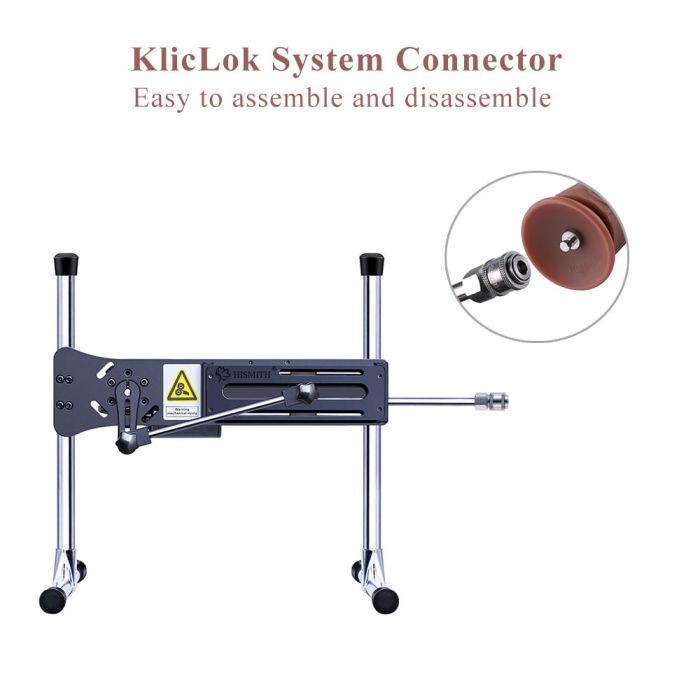 11.4in Slightly Curved Silicone Dildo with KlicLok for Hismith Premium Sex Machine Sex Machine Attachments