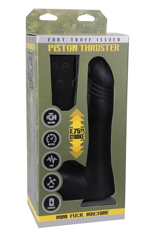 Fort Troff Piston Thruster Black Mini Fuck Machine with 1.75 Inch Stroke and Remote Control Default Title DONGS Thrusting