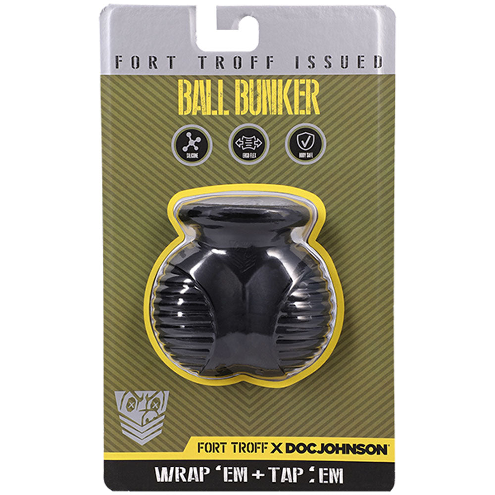 Fort Troff Ball Bunker Ball Stretcher – Body-Safe Silicone 3 Inch Ball Stretcher > Sex Toys For Men > Ball Stretchers