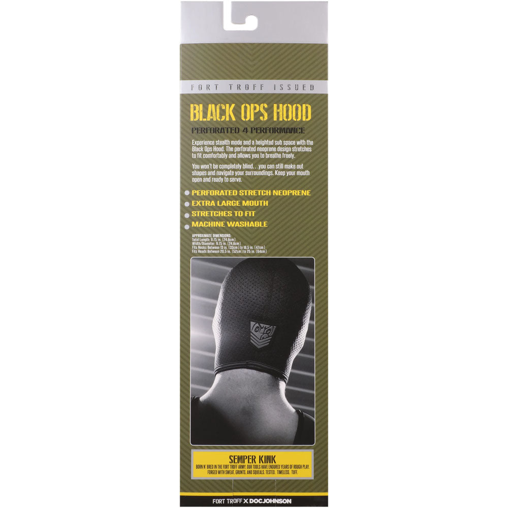 Fort Troff Ops Hood Regular – Perforated Performance Hood > Bondage Gear > Bondage Hoods