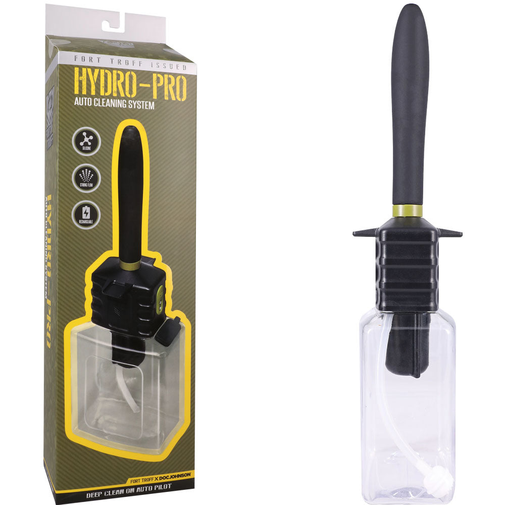 Fort Troff Hydro-Pro – USB Rechargeable Auto Douche with Flexible Silicone Nozzle and Multiple Water Flow Levels Default Title Douches