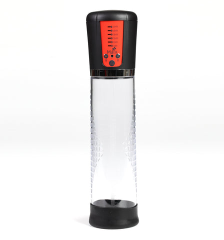 Maia Jackson - Clear USB Rechargeable Penis Pump 8 Inch PUMPS Male Electric