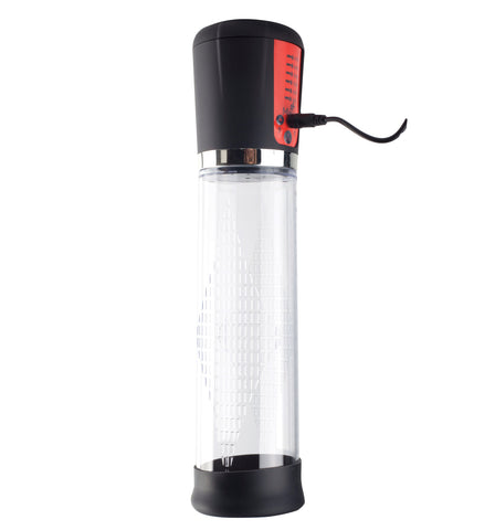 Maia Jackson - Clear USB Rechargeable Penis Pump 8 Inch PUMPS Male Electric