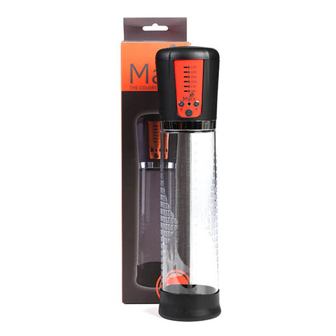 Maia Jackson - Clear USB Rechargeable Penis Pump 8 Inch Default Title PUMPS Male Electric