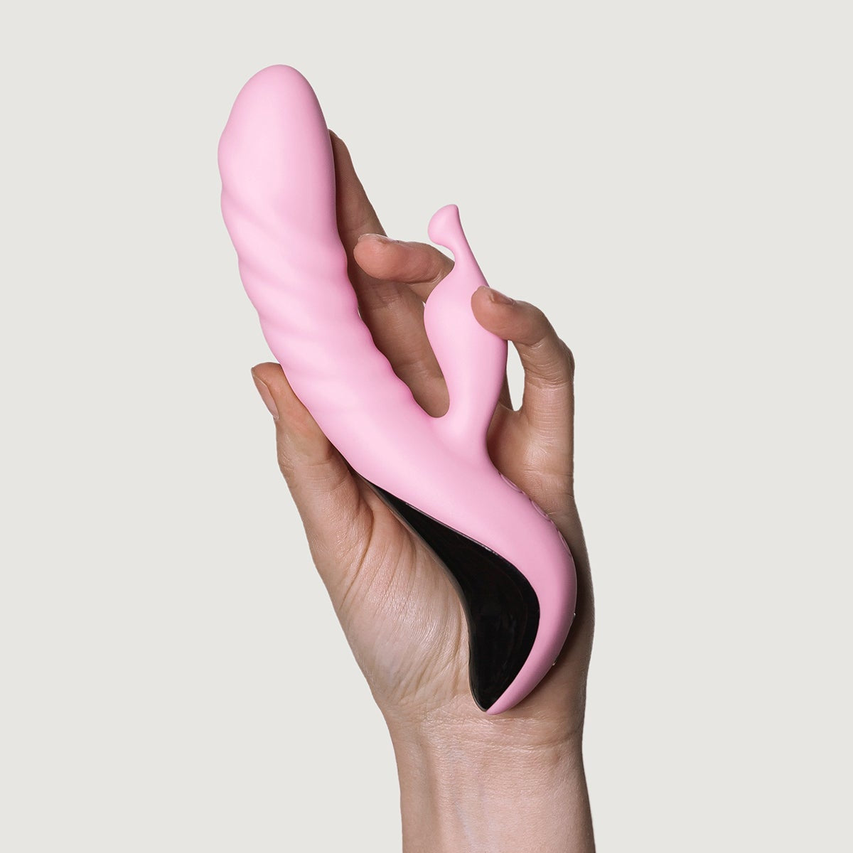 Adrien Lastic Mini Trigger Pink Silicone Massager with Multiple Vibrations and Oscillations > Vibrators > Ladies > Rabbit Multi Main image