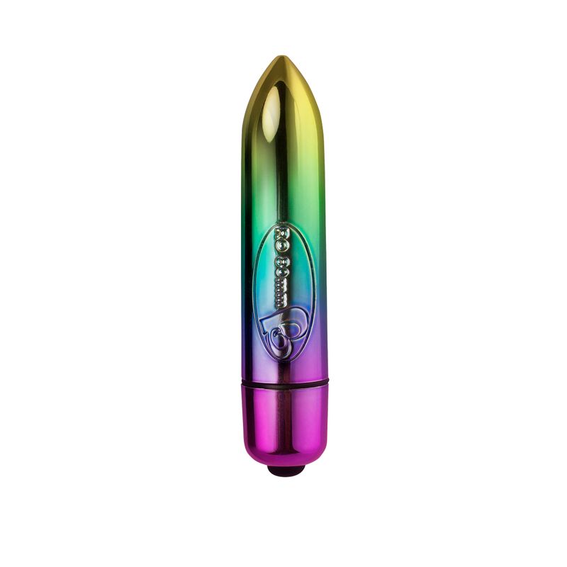 Rocks Off 80mm Rainbow Bullet Vibrator > Sex Toys For Ladies > Mini Vibrators