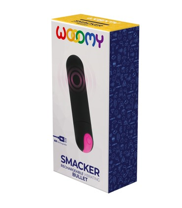Wooomy Smacker Bullet Rechargeable – Compact Powerful Rechargeable Vibrator Default Title > Vibrators > Mini Vibrators Main image