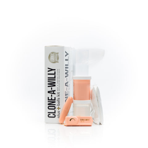 Clone a Willy Plus Balls Kit Light Skin Tone Adult Sex Toy Beige Dildos & Dongs