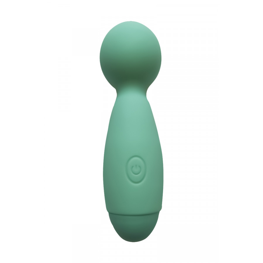Wooomy Smally Mini Wand Vibrating Massager Turquoise 13.4 cm > Sex Toys > Mini Massagers