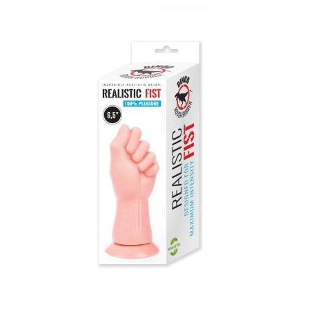 Dinoo King-Size Small Flesh Realistic Cock Fist 6.5 Inch Secondary image