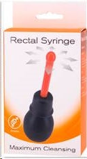 Seven Creations Rectal Syringe Douche Unisex Enema Kit Red Douches