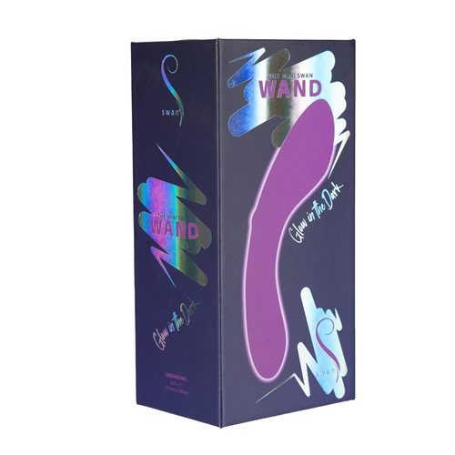 Swan The Mini Swan Wand Purple Glow in the Dark > Vibrators > Standard Vibrators