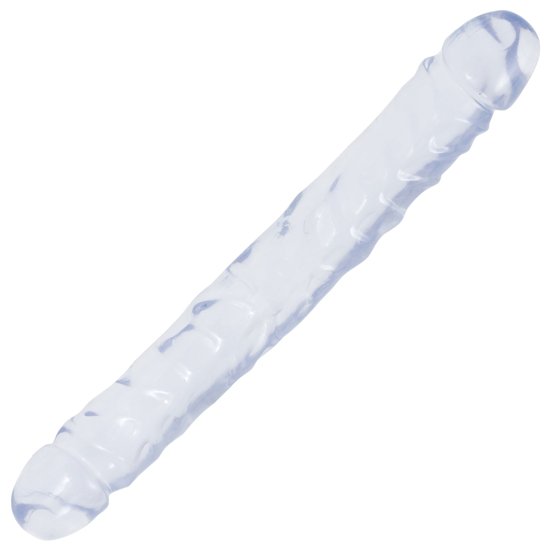 Doc Johnson Crystal Jellies Jr. Double Dong – Soft Flexible 12 Inch Double-Ended Dong > Dildos > Double Dildos Main image