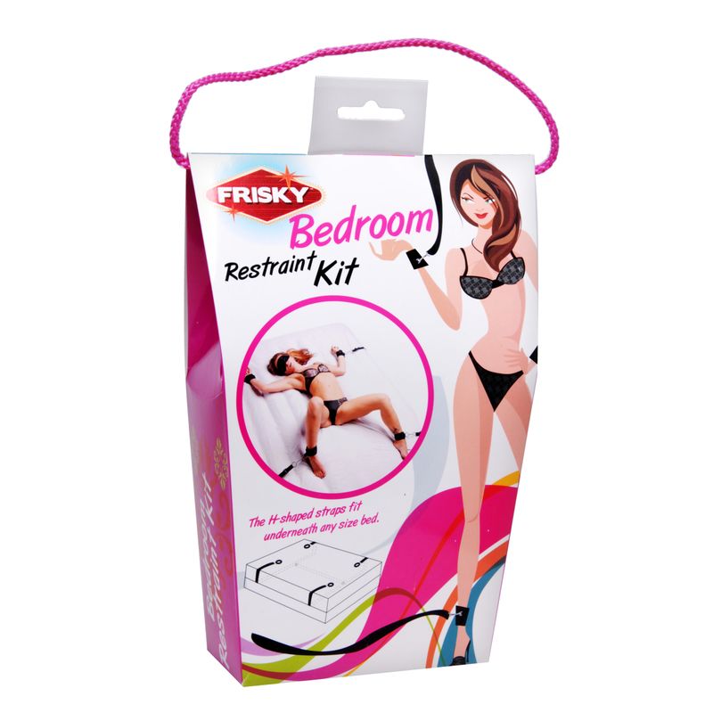 Adjustable Bedroom Restraint Kit Black for Couples > Bondage Gear > Bed Restraints