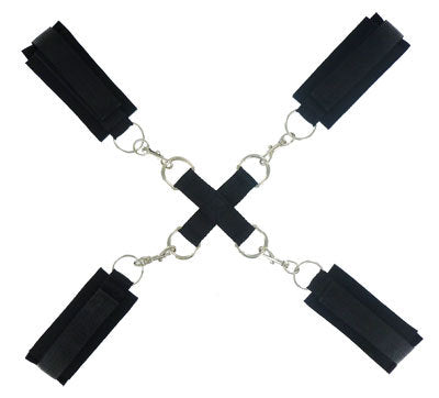 Stay Put Cross Tie Restraints Beginner System – Adjustable Bondage Restraints > Bondage Gear > Restraints