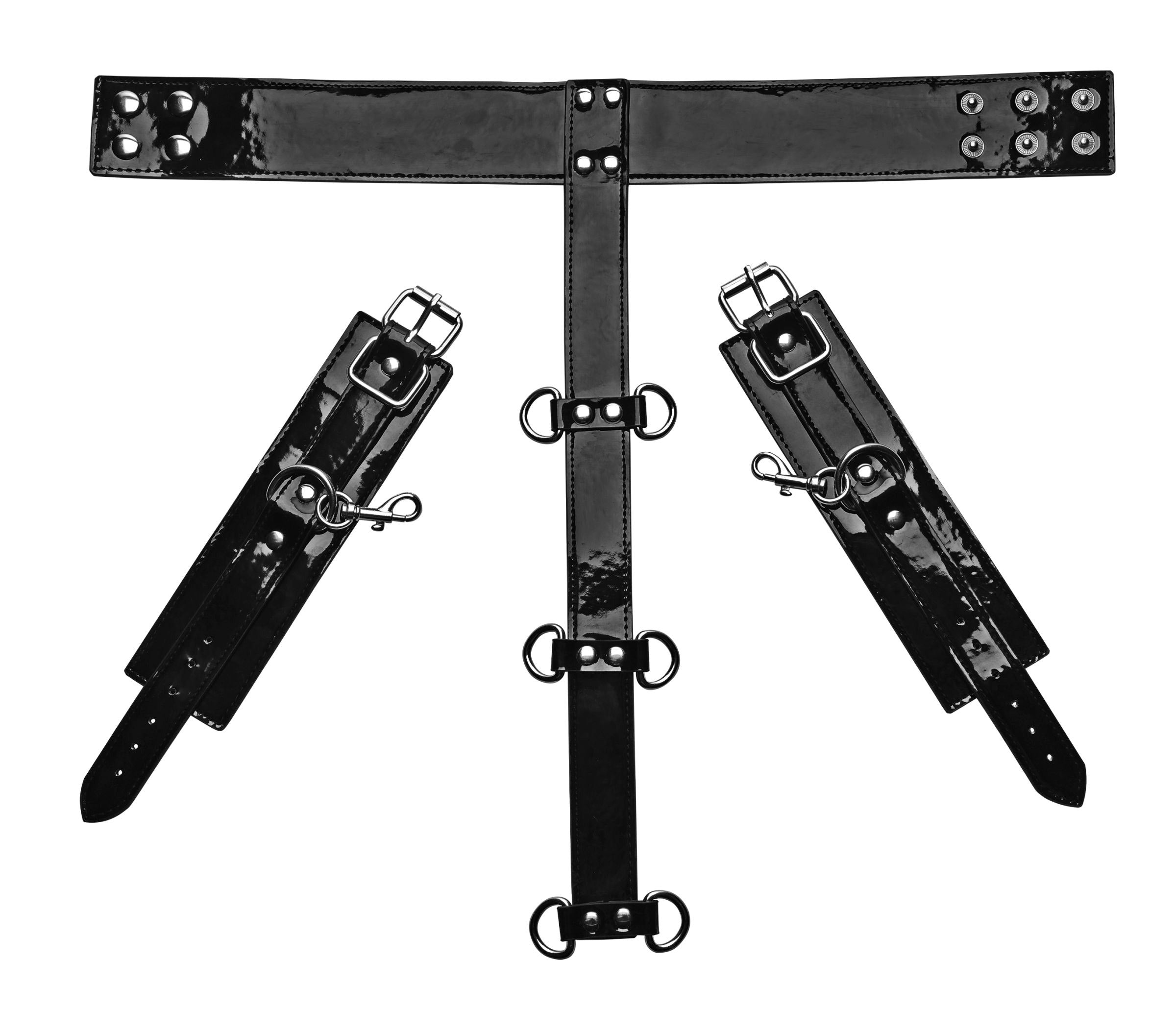 Bound Around Neck to Wrist Restraints – Three-Point Bondage System Restraints > Bondage Gear > Restraints