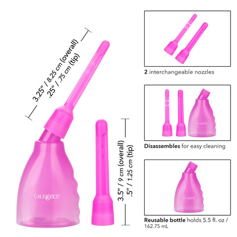 Reusable Vaginal Douche Kit With Sleek Travel Design Douches