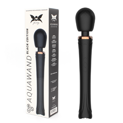 Pixey Aquawand Black Edition – Silent Powerful Massage Wand Default Title Electric Massager