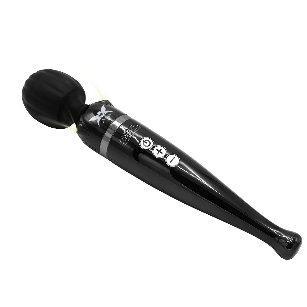 Pixey Deluxe (Black Chrome) – Powerful Wand Vibrator Secondary image
