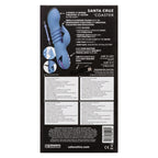 California Dreaming Santa Cruz Blue Coaster Massager with Triple Flickering Teaser and Waterproof Design Default Title > Vibrators > Ladies > Rabbit