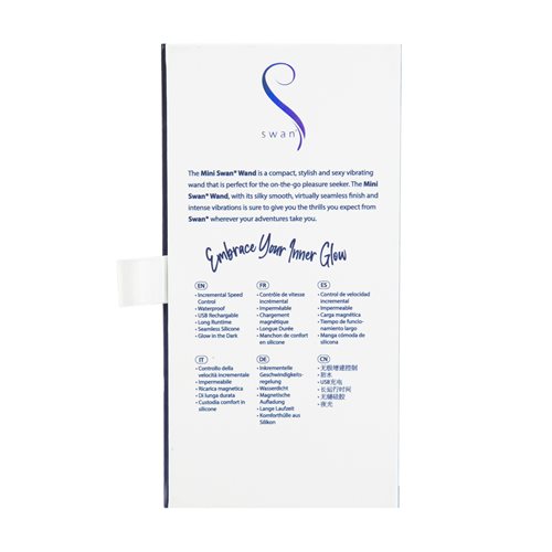 Swan The Mini Swan Wand Purple Glow in the Dark > Vibrators > Standard Vibrators
