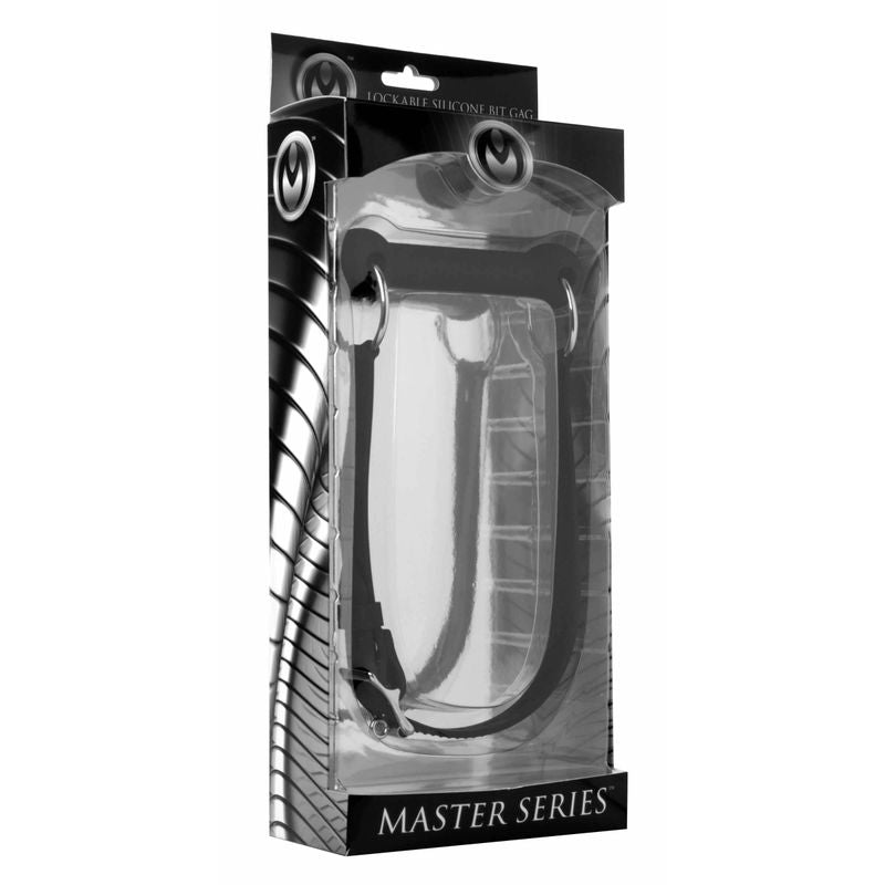 Master Series Mr. Ed Lockable Silicone Horse Bit Gag – Adjustable Silicone Gag > Bondage Gear > Gags and Bits
