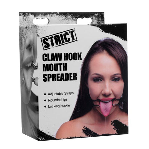 Claw Hook Mouth Spreader Adult Sex Toy for Intense Pleasure and Power Dynamics Black Gags